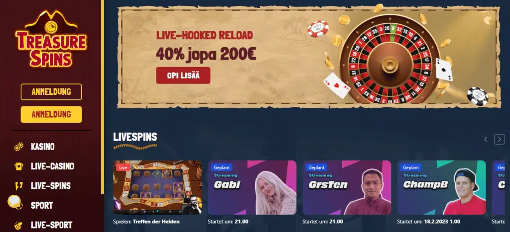 Treasurespins - Interessantes Design und benutzerfreundlich